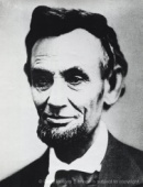 ABRAHAM LINCOLN (1809-1865, 16TH PRESIDENT OF THE UNITED STATES. )