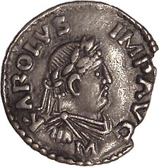 CHARLEMAGNE IMAGE (REIGN 12.15.800 TO 1.28.814, BORN 768, DIED 814)