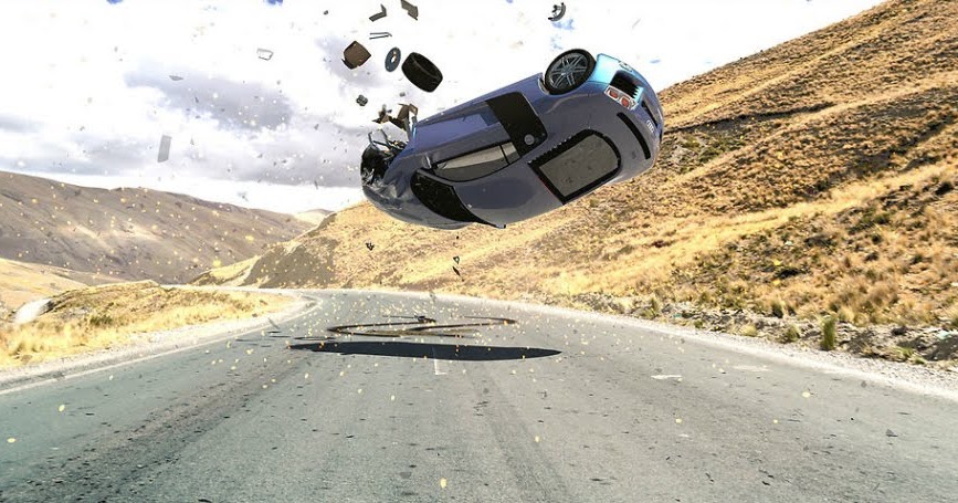 TIME SEEMS TO SLOW DOWN WHEN IN A CAR CRASH