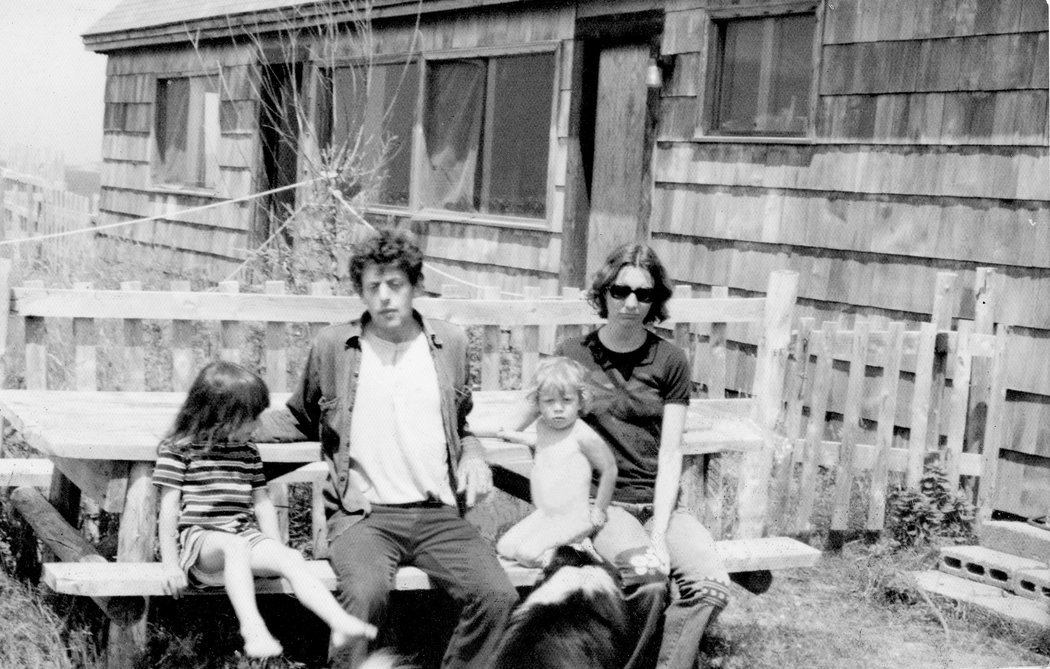 PHILIP GLASS AND HIS FAMILY IN 1973