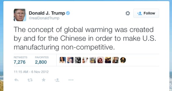 TRUMP AND CLIMATE CHANGE