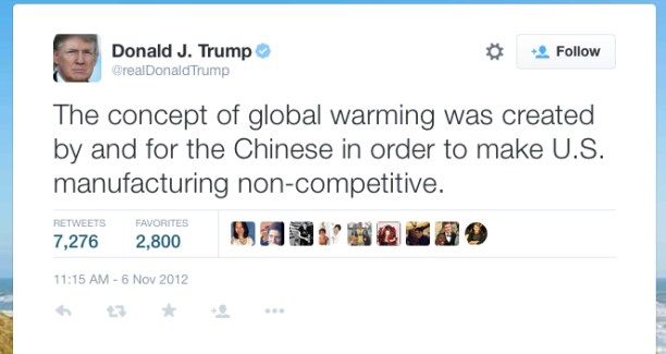TRUMP AND CLIMATE CHANGE