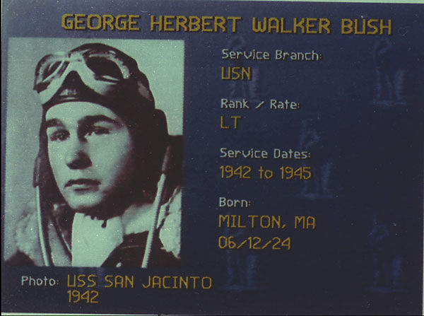 GEORGE H. W. BUSH MILITARY SERVICE WWII